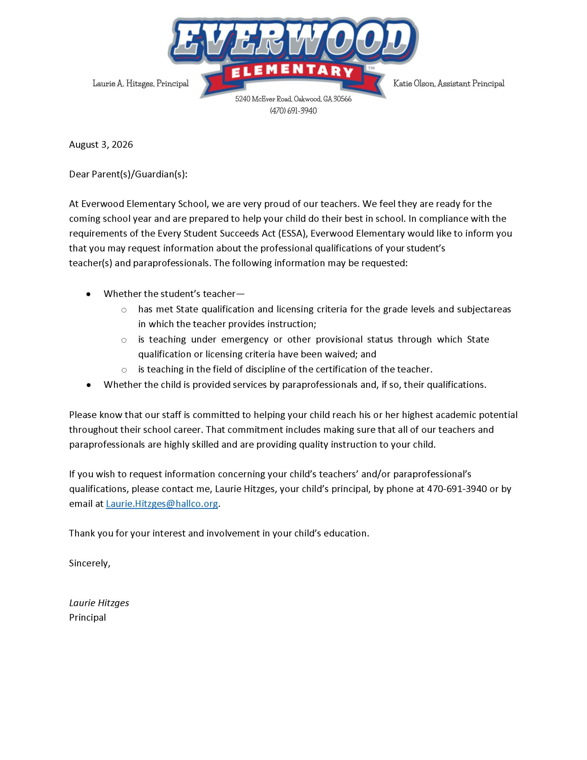 FY27 Everwood Elementary Right to Know ENG